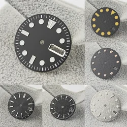 28.5mm Artificial Diamond Meteorite Pattern NH35 Dial Watch Accessories Customized Watch