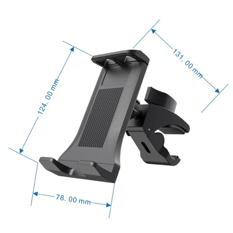 Bike Tablet Holder Clamp Gym Treadmill Dental Chair Pole Bracket Stand for Tablet Mobile Phone Support For IPad 4-12.9 Inch