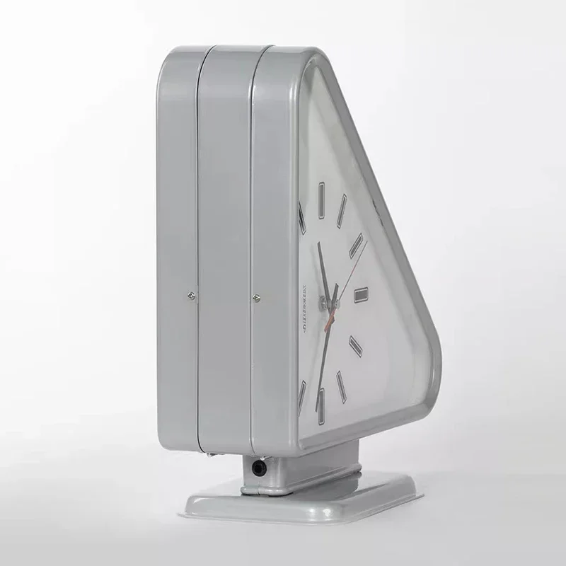 Triangle Modern Clock Mechanism Silent Design Clock Two-sided Wall Clocks Watch Minimalism Clocks for Living Room Decoration