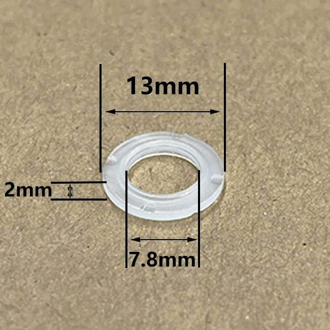 10 個の燃料インジェクタープラスチックスペーサートヨタ Xiali Geely VW アウディ燃料インジェクター 2320902060/0280155870 13*7.8*2 ミリメートル VD-PS-31015