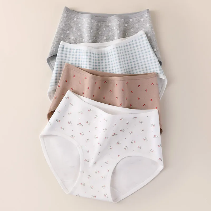 กางเกงชั้นในสตรี 3 ชิ้น ผ้าแจ็คการ์ด เซ็กซี่ ระบายอากาศได้ดี สวมใส่สบาย ยืดหยุ่นสูง ทรงเอวกลาง ผ้าฝ้ายแท้ เนื้อผ้านุ่ม