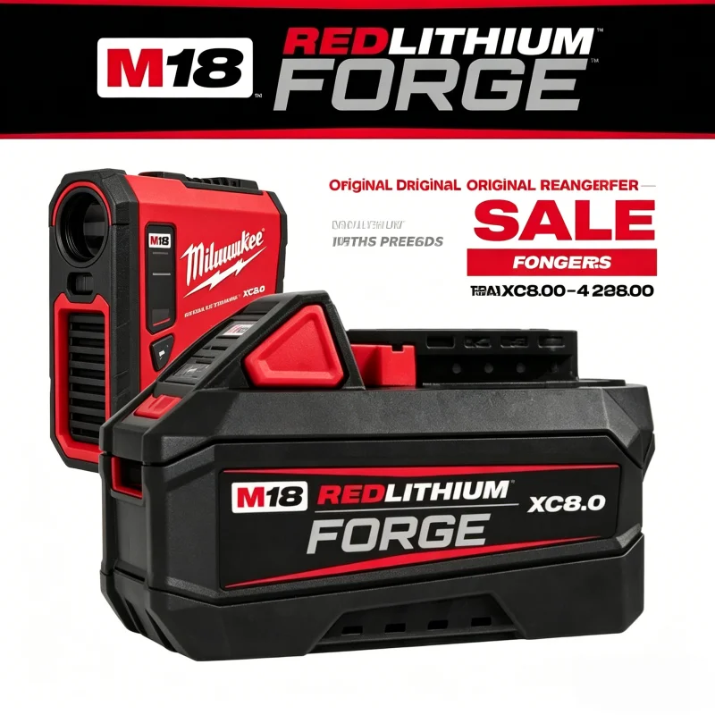 

Milwaukee M18 18V 8000mAh Li-ion Replacement Battery Fit 48-11-1860 48-11-1850 48-11-1861 Tool Battery.