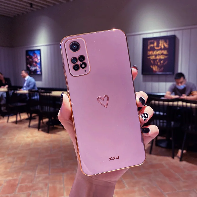 YAMCCCSE Cover Per Xiaomi Redmi Note 11 Pro Plus 5G Con Collana A Cuore – Custodia Silicone E Tracolla Regolabile
