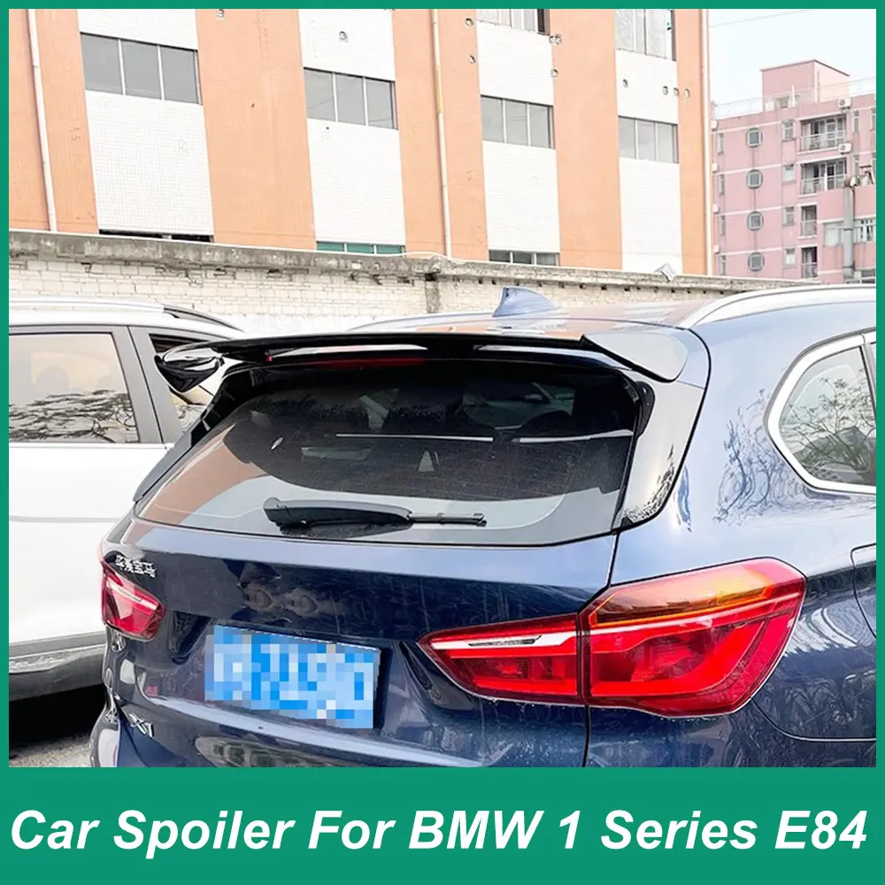 For BMW 1 Series E84 2013-2023 Hatchback Car Rear Luggage Lid Spoiler Universal B Design Style Rear Wing Retrofit ABS Material