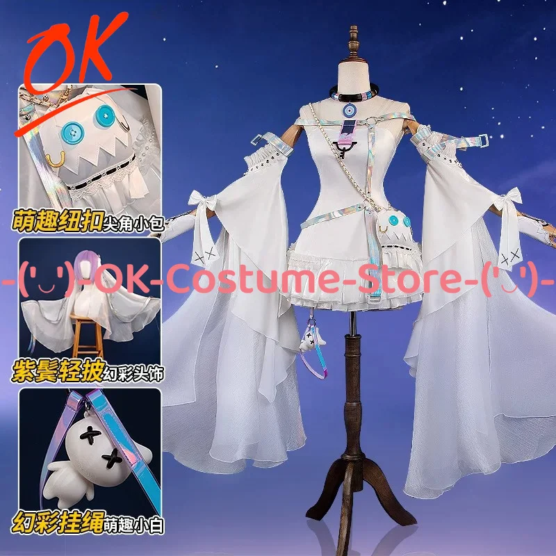 

[Customized Size] Neverness to Everness Nitsa Cosplay Costume Bag Veil Nisha Dress Outfit Halloween Carnival Party Uniform Suit