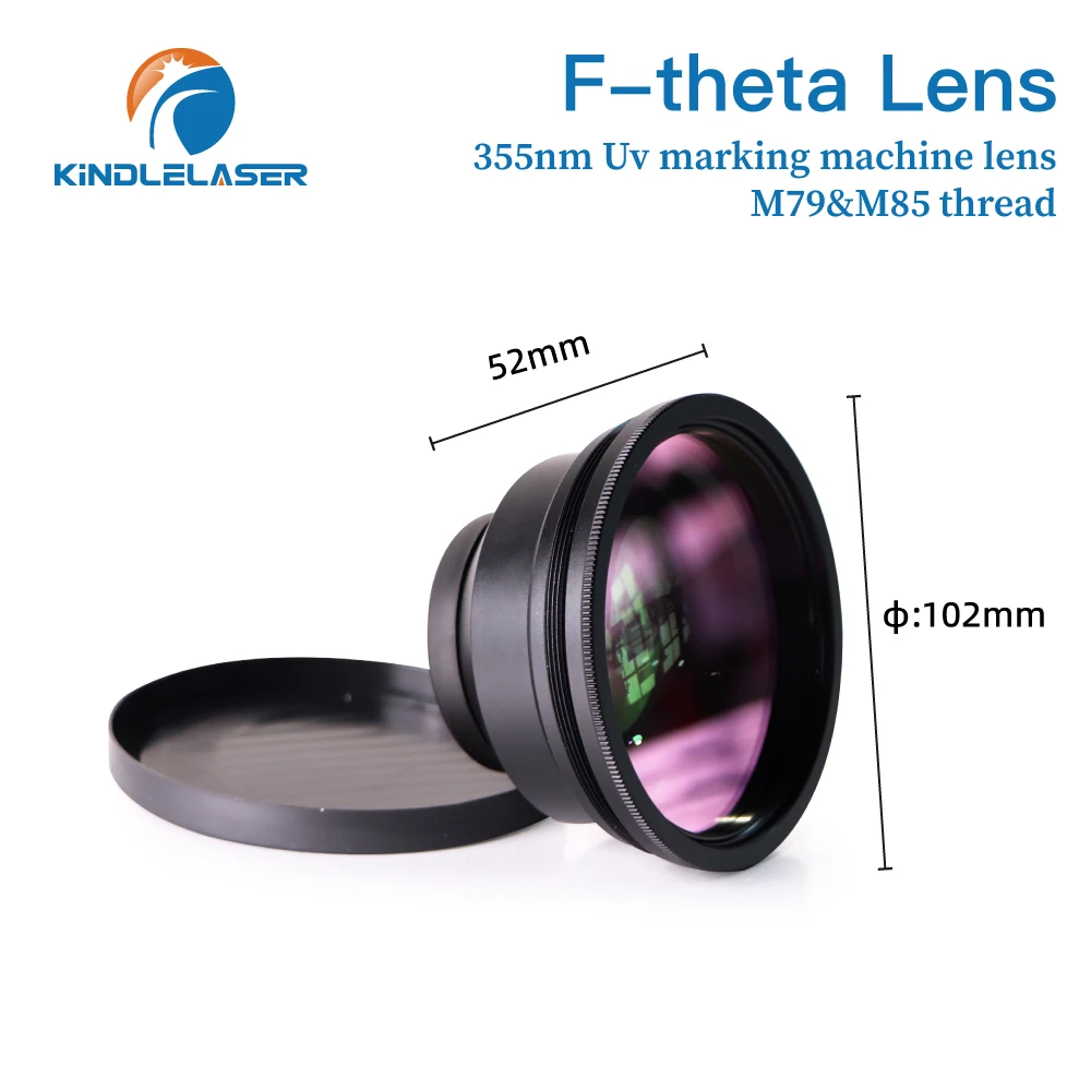 KINDLELASER M79/M85 Scan UV F-theta Lens 355nm Focal length F160-420mm Scan Field 110x110-330x330 For UV Laser Galvo System