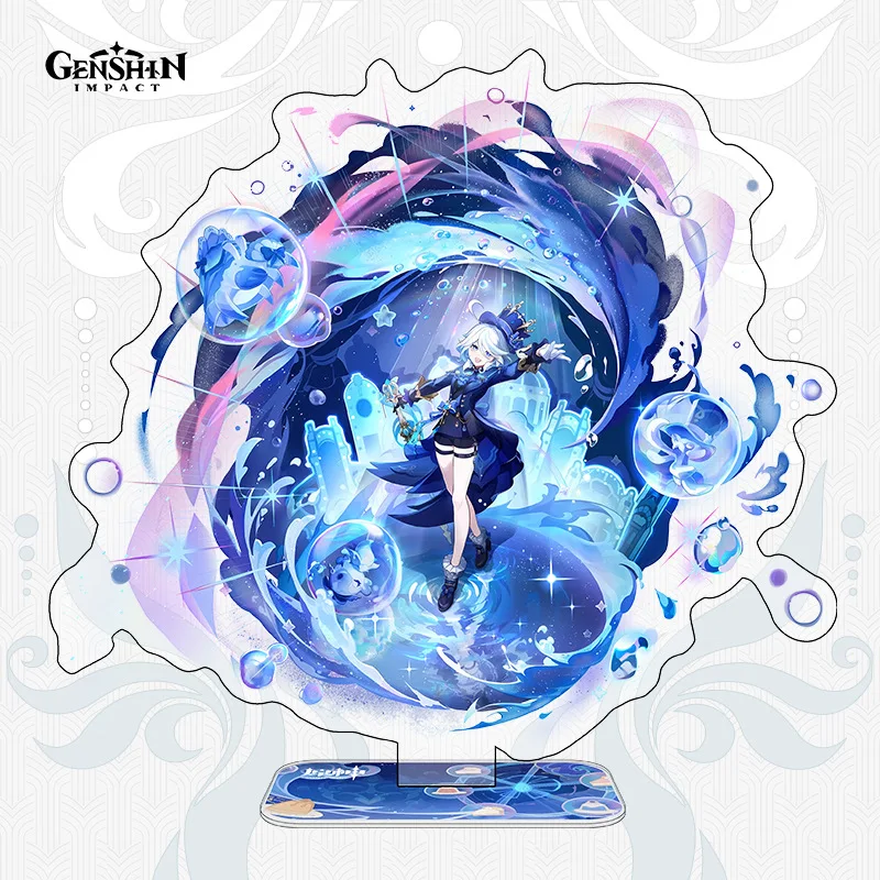 Настольная анимационная подвеска Genshin Impact, аниме, новые периферийные игры Fengdan, украшения Navia Funina Neuvillette