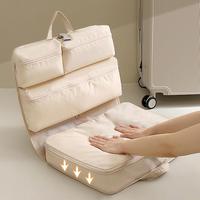 Wrinkle-resistant Luggage Bag Wear-resistant Packing Cube 6-in-1 Storage Bag Set Foldable Travel Organizer with for Clothes