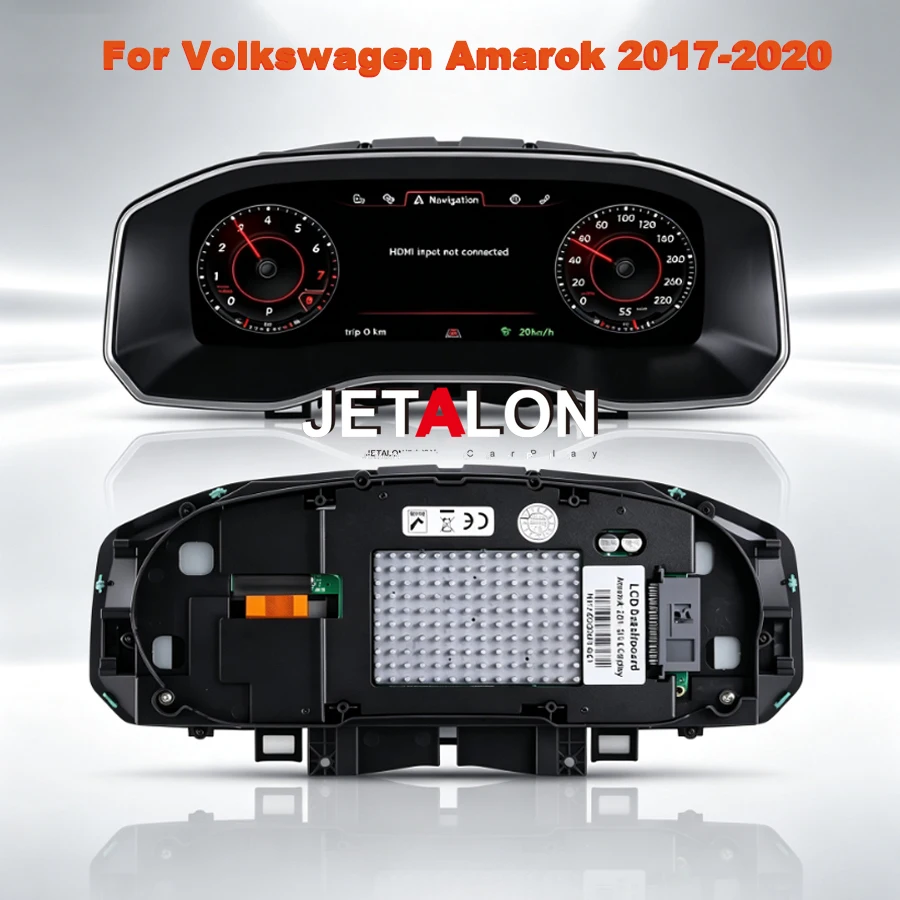 New 12.3inch Carplay LCD Screen Instrument Cluster For Volkswagen Amarok 2017-2020 Speedometer Digital Dashboard Virtual Cockpit