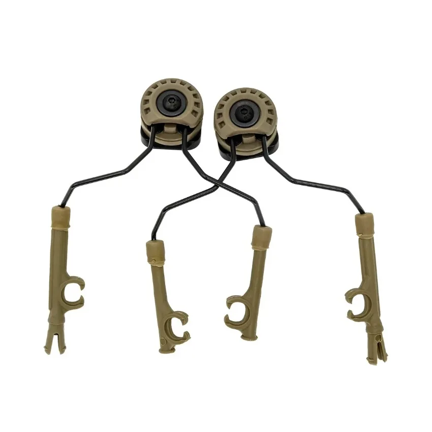 Tactical ARC Helmet Rail OPS-CORE Headset Mount, Compatible with COMTA Tactical Headsets, Noise-canceling Shooting Headphones