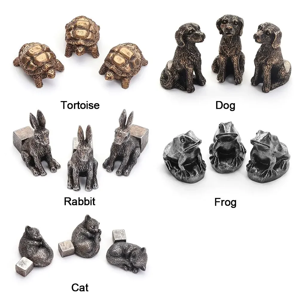3 قطعة ديكور الحديقة الحيوان الراتنج اناء للزهور دعم وعاء النبات القدم النبات حامل بونساي الوقوف #6