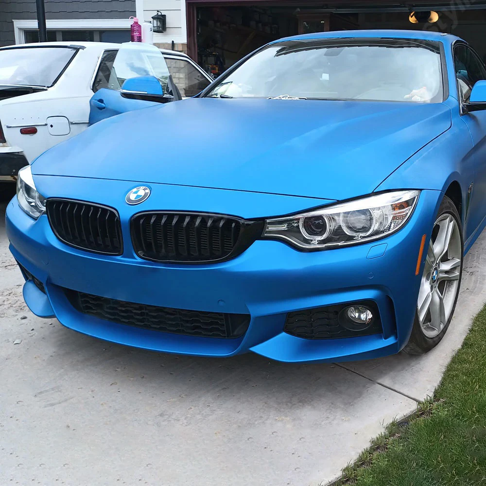 

Пленка для оклейки авто Ice Film Sky Blue, самоклеящаяся виниловая пленка для авто, не оставляющая следов, не выцветающая, с гарантией качества, рулон 1.52x18м