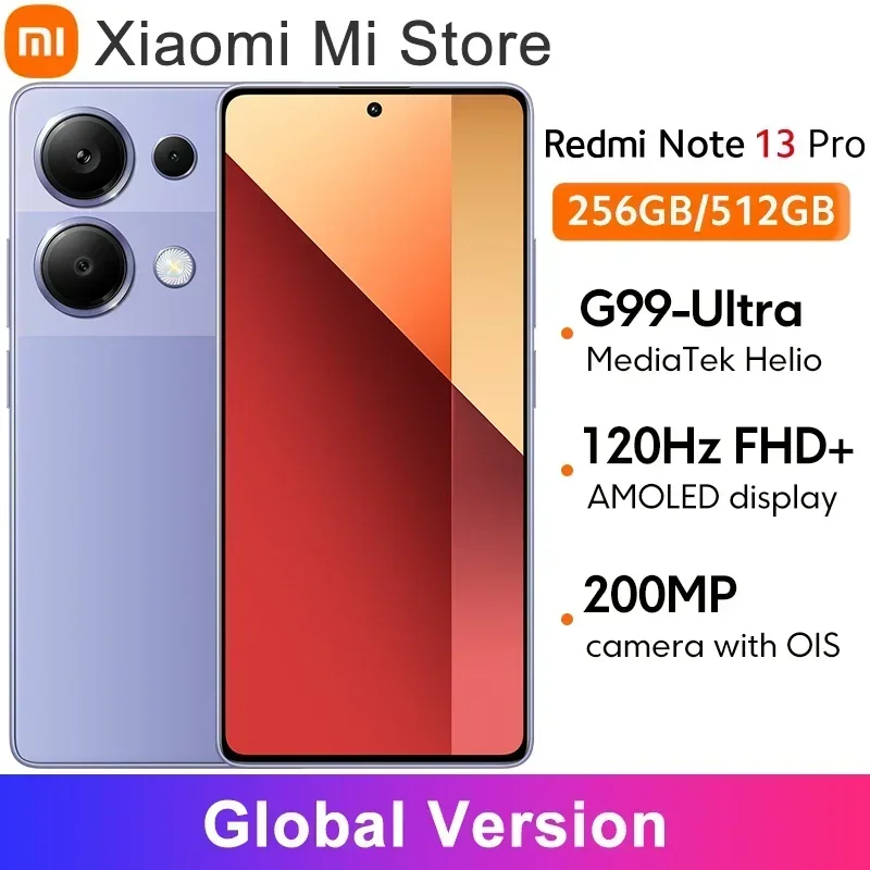 Global Version Redmi Note 13 Pro 4G Smartphone 6.67