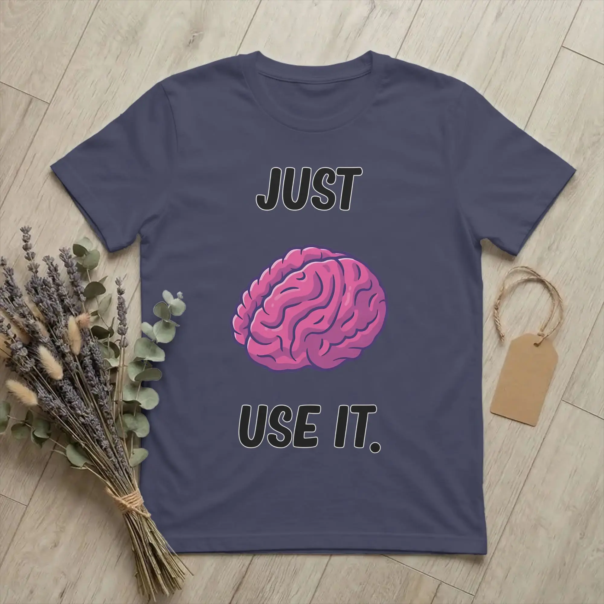 Retro Just Use It. funny mind   Tshirts Men's 100%Cotton Short Sleeve  O-neck Summer Tops Shirts