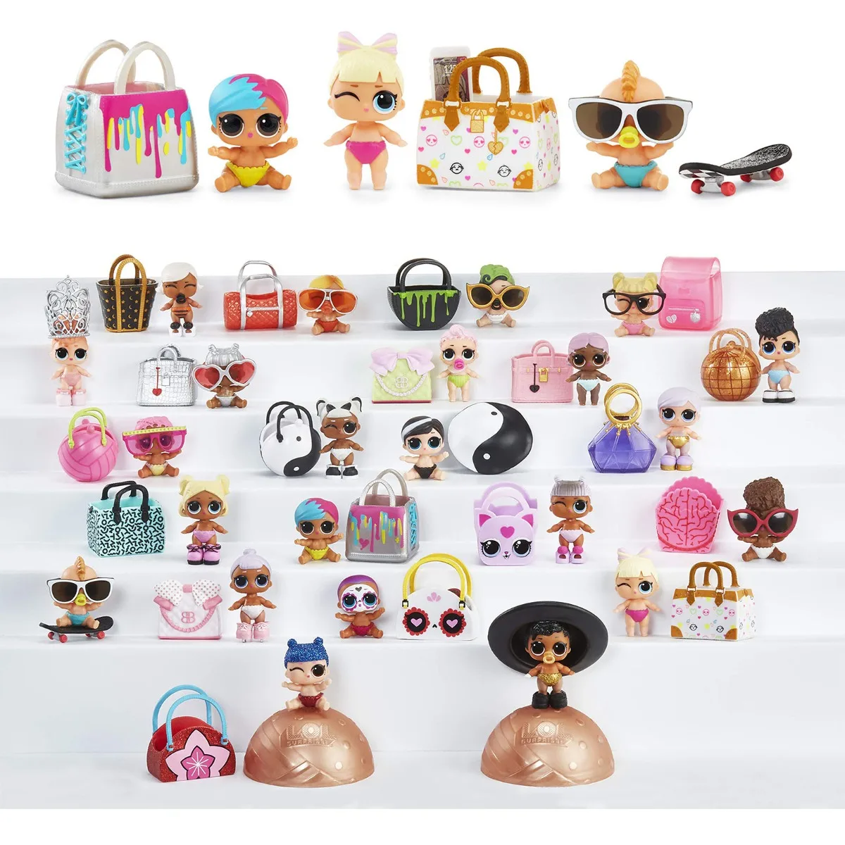 LOL Überraschung! Lil Sisters Serie 2 Blind Ball Kawaii MGA Sammelpuppe mit 5 Überraschungen Farbwechsel Baby-Spielzeug Geschenke – Detail 1
