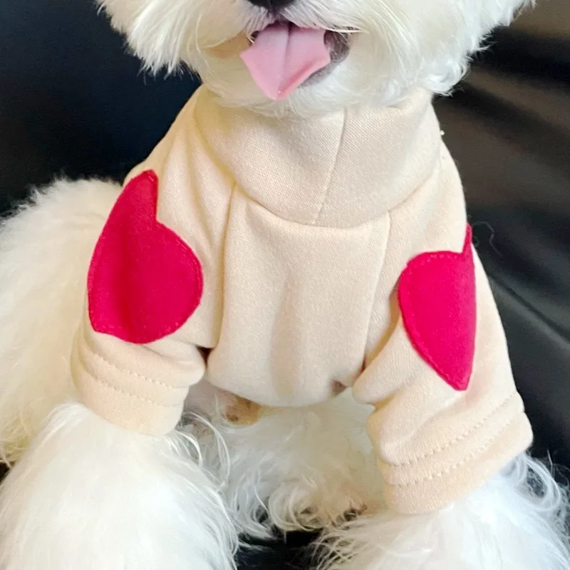 Fashion Dog Hoodies Autumn Dog Clothes for Small Dogs Cute Solid Puppy Sweater Soft Cat Hoodies Pet Sweatshirt Chihuahua Clothes