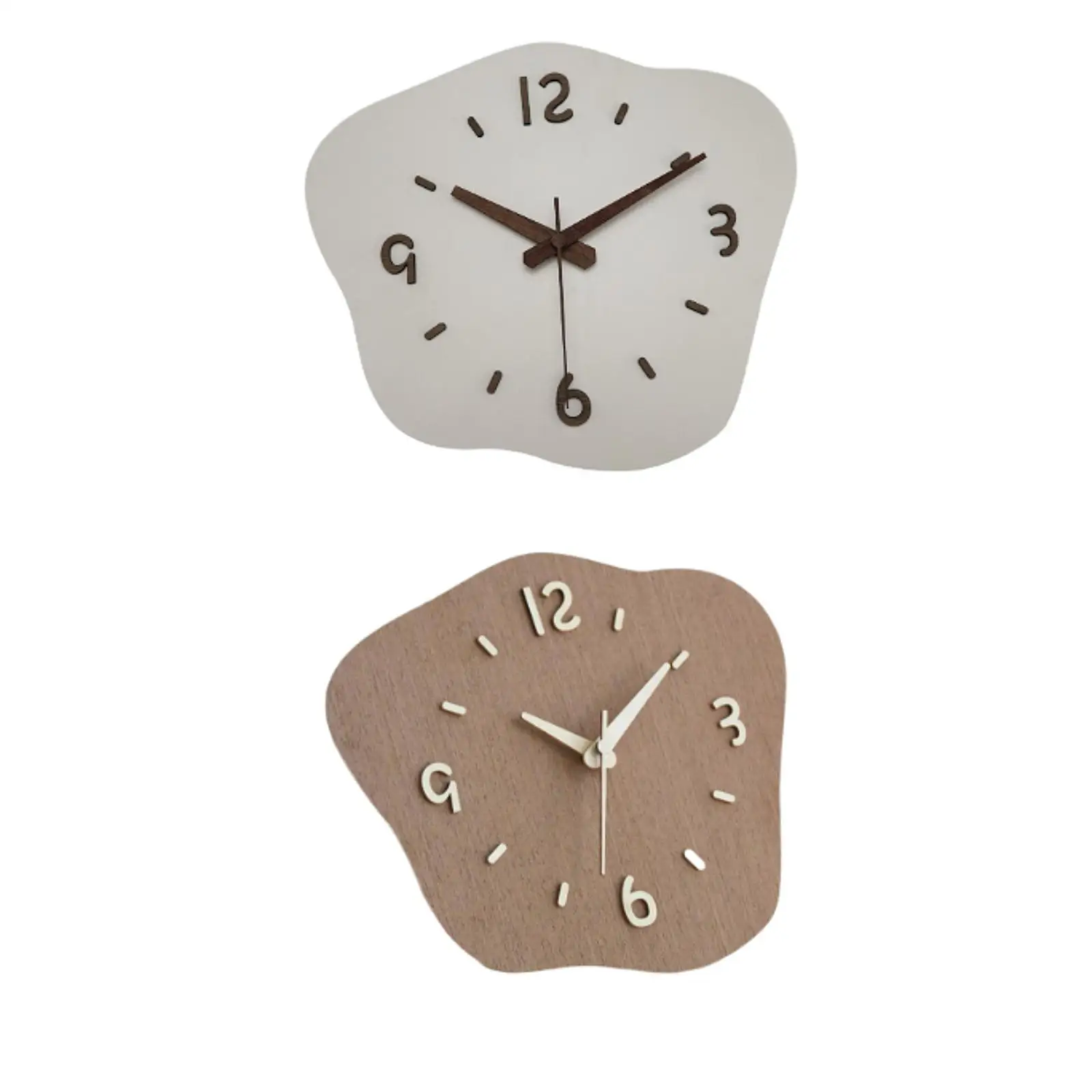 Wall Clock Wear Resistant Fashion Decorative Nordic Minimalist Design Practical