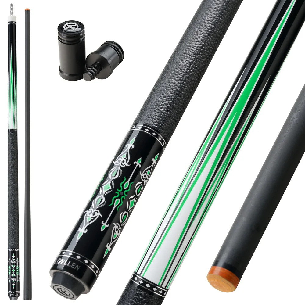 

hit productFor Konllen Professional Carbon Fiber Billiard Cue 12.5 mm Tip 3*8/8 Stainless Steel Joint Low Bias Pool Cue with Con