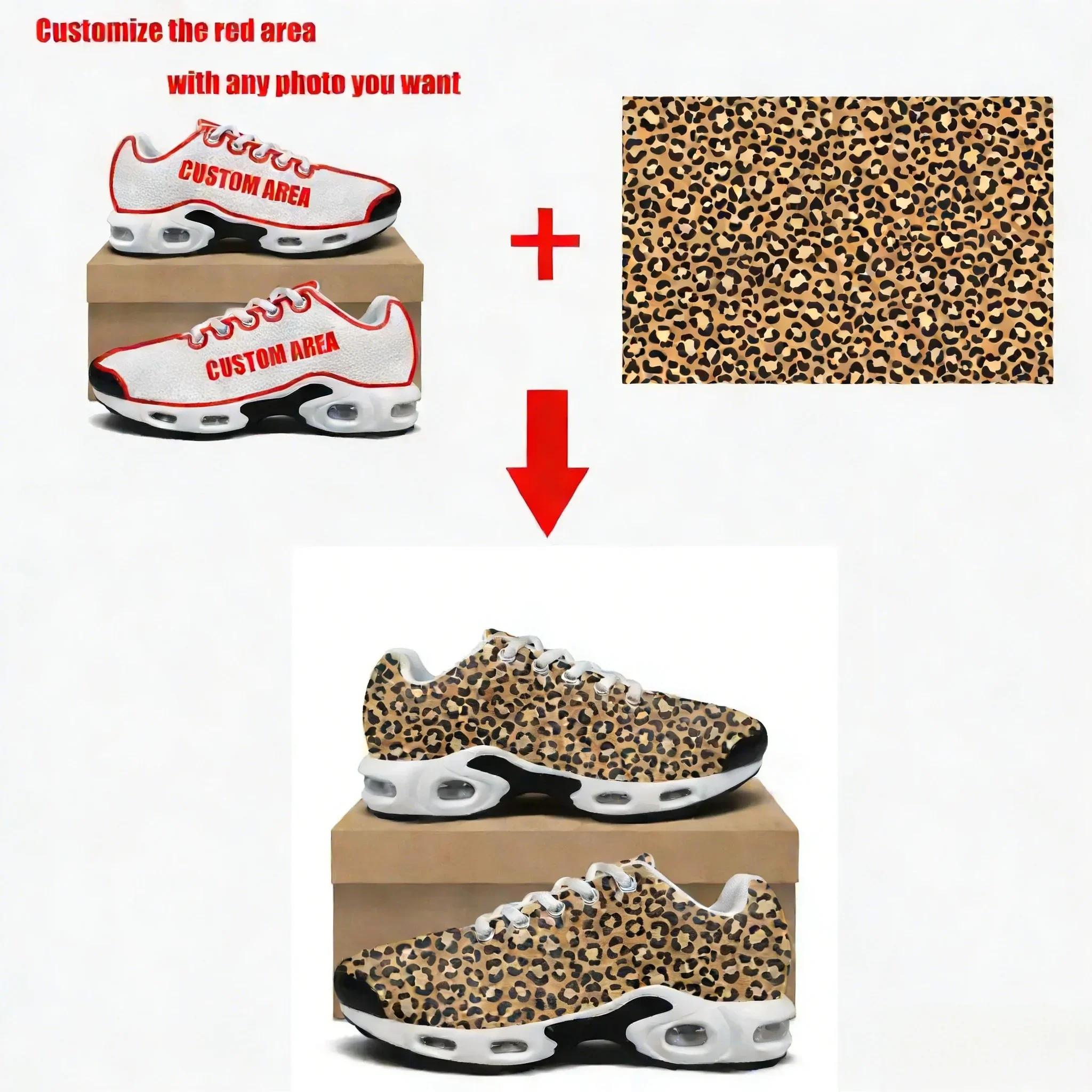 Scarface Air Cushion Sneakers Hot Movie Tony Montana Mens Womens Hiking Running Shoes Mountain Climbing Sports Casual Shoes view 6