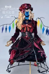 New Mooyiyi cos Flandre Scarlet Cosplay costume Halloween Christmas Role Playing Party Comic Dress New Project customized