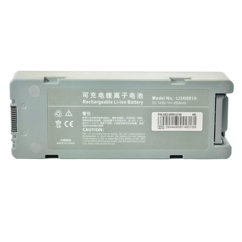 Applicable to LI34I001A 022-000012-00 D5 D6 DP-50 for MINDRAY for Defibrillator Battery