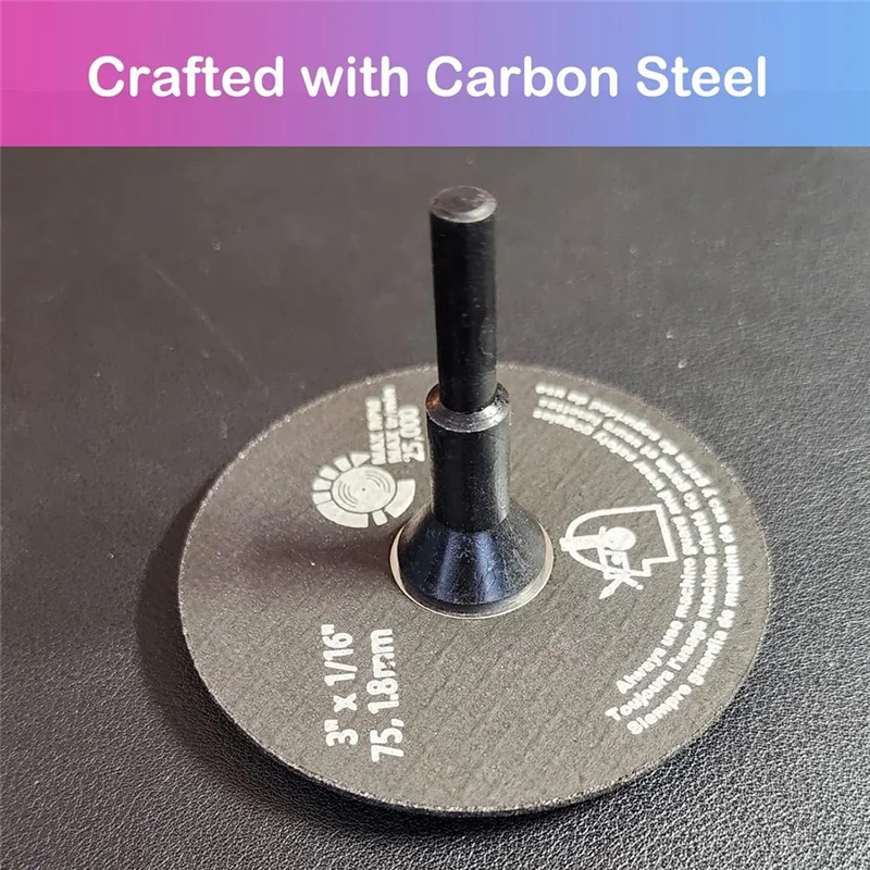 

Держатель оправки для монтажного колеса с отрезным колесом 1/4 дюйма, отверстие в оправке 3/8 дюйма и 1/4 дюйма для аксессуаров для шлифовальных машин, вращающийся инструмент для дрели (3 шт.)