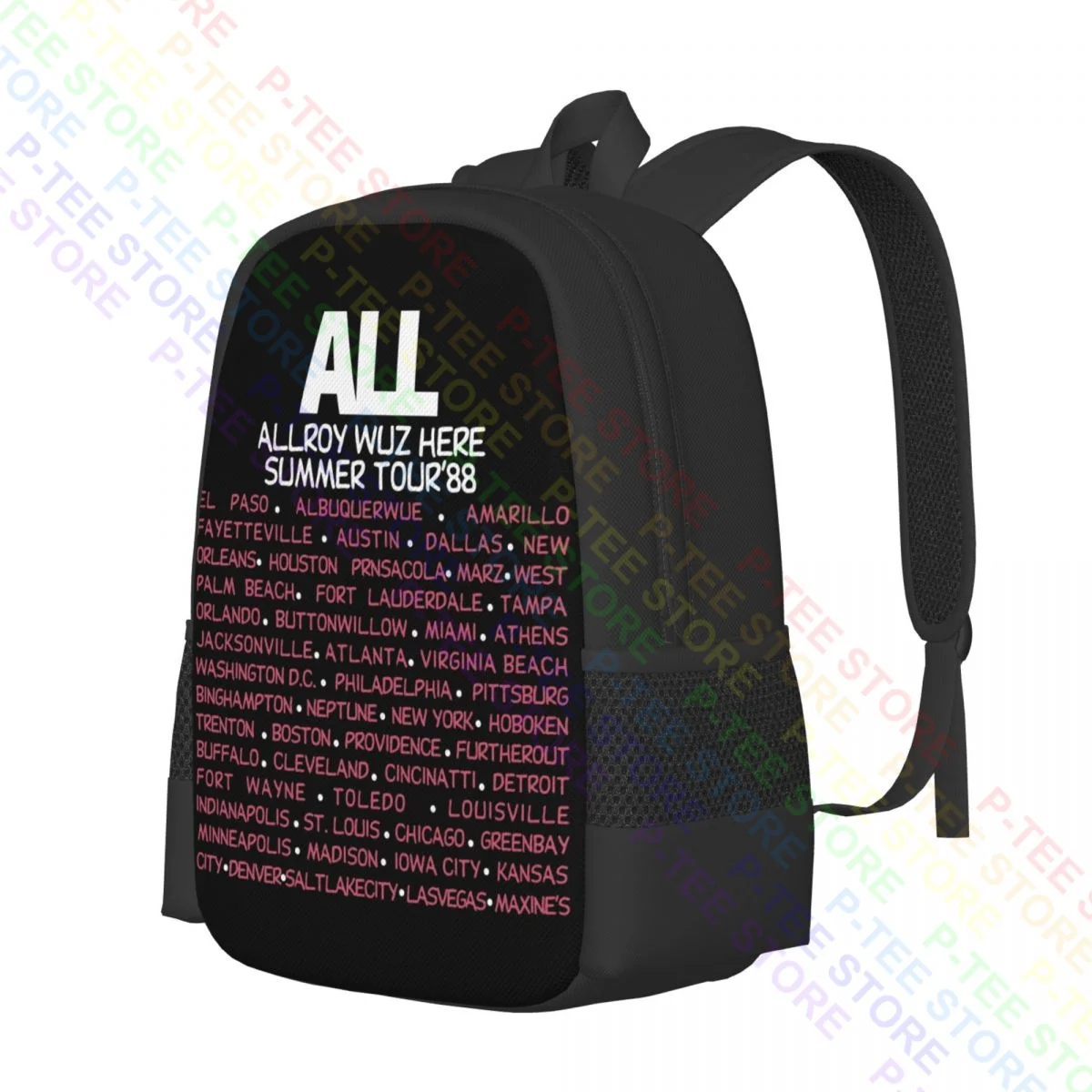 Descendents All Allroy Was Here Summer Tour P-513Backpack Large Capacity Foldable Bags For Travel