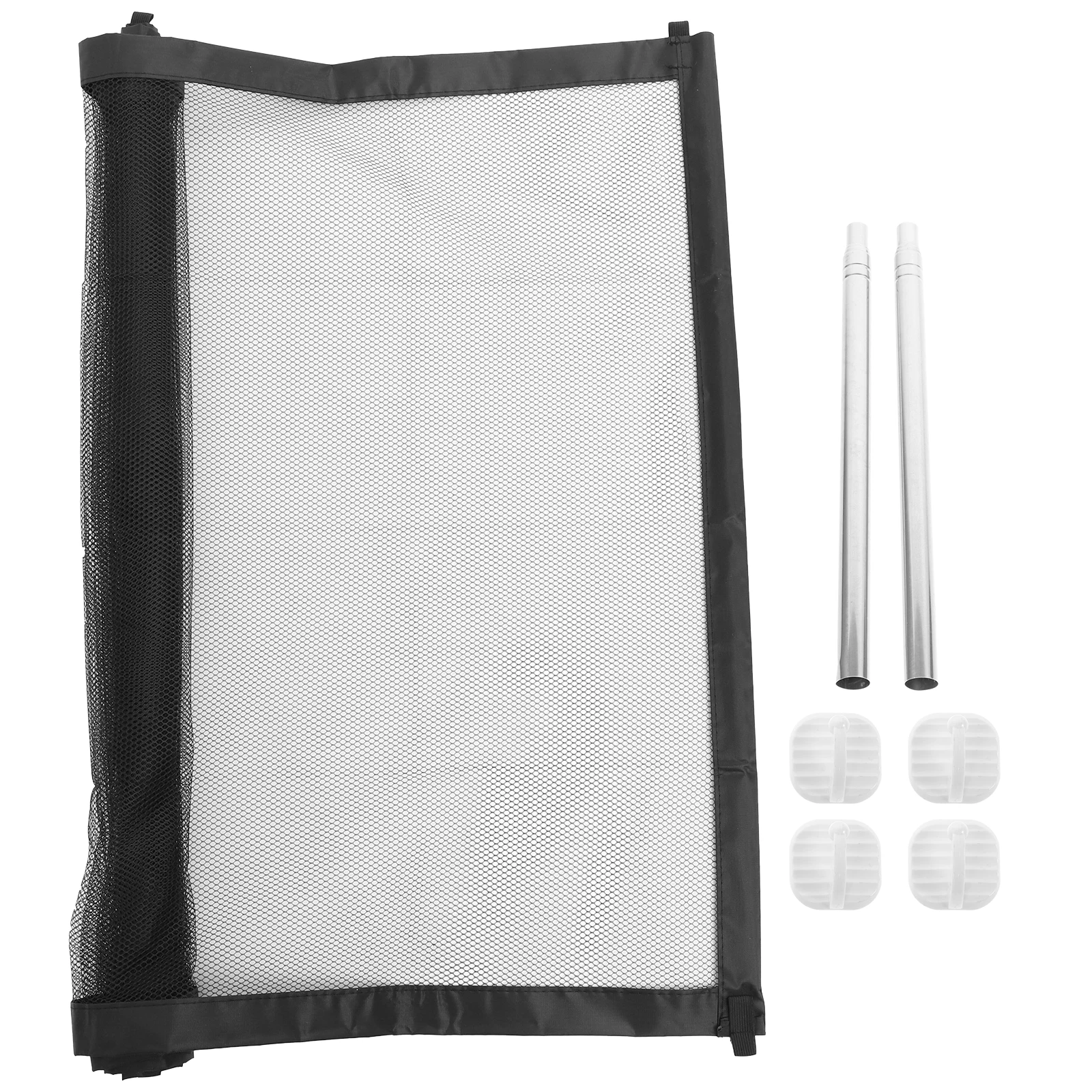 

1 Set 180X72Cm Barrier Nylon Mesh Fence For Dog Safety Portable Pet Enclosure Indoor Outdoor Use Dog Fence Gate For