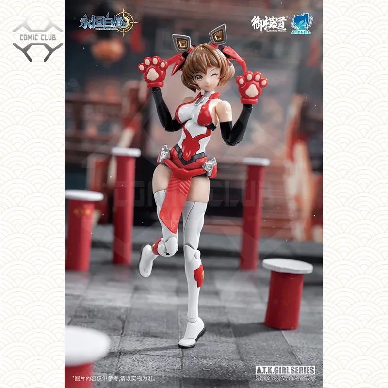 Klub komiksowy w magazynie model wschodni wieczna światło dzienne LINGWANG XINGSHI 1/12 ATK dziewczyna montaż Model akcji zabawkowe roboty rysunek