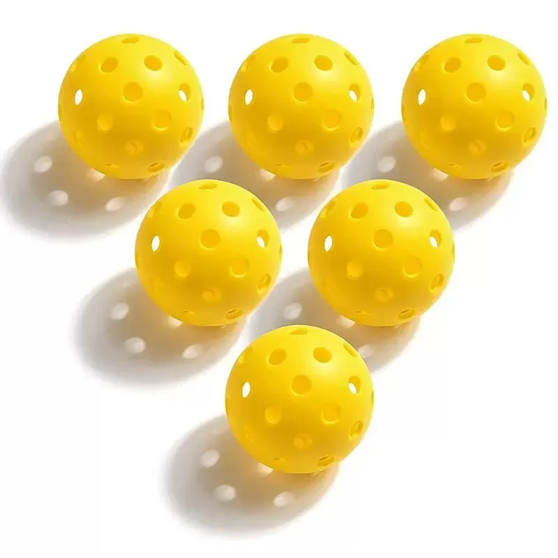 

40 Hole Pickleball Balls 12 Pack - TPE Practice Training Balls for Outdoor & Indoor Standard USAPA Approved Durable & Quiet Game