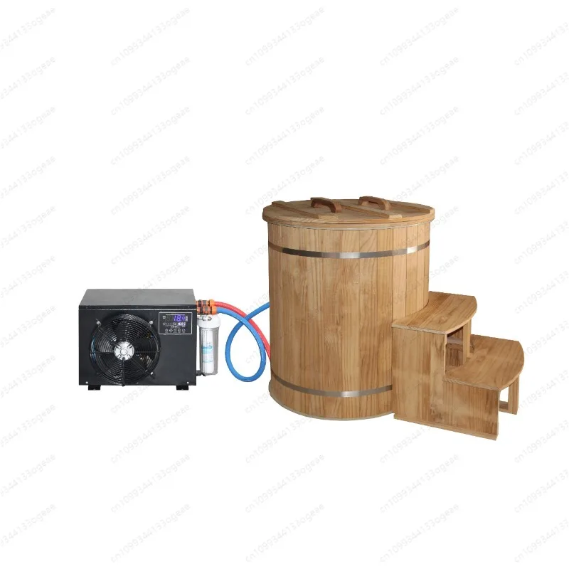 Bucket Cold Plug Plastic Athlete Using Oval Ice Bath Cold Plug Wooden Chiller Indoor Cold Plug Bath