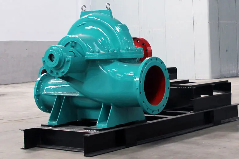 Horizontal Centrifugal Double Suction Casing Cast Axially Split Case Water  Irrigation Pump for Farm