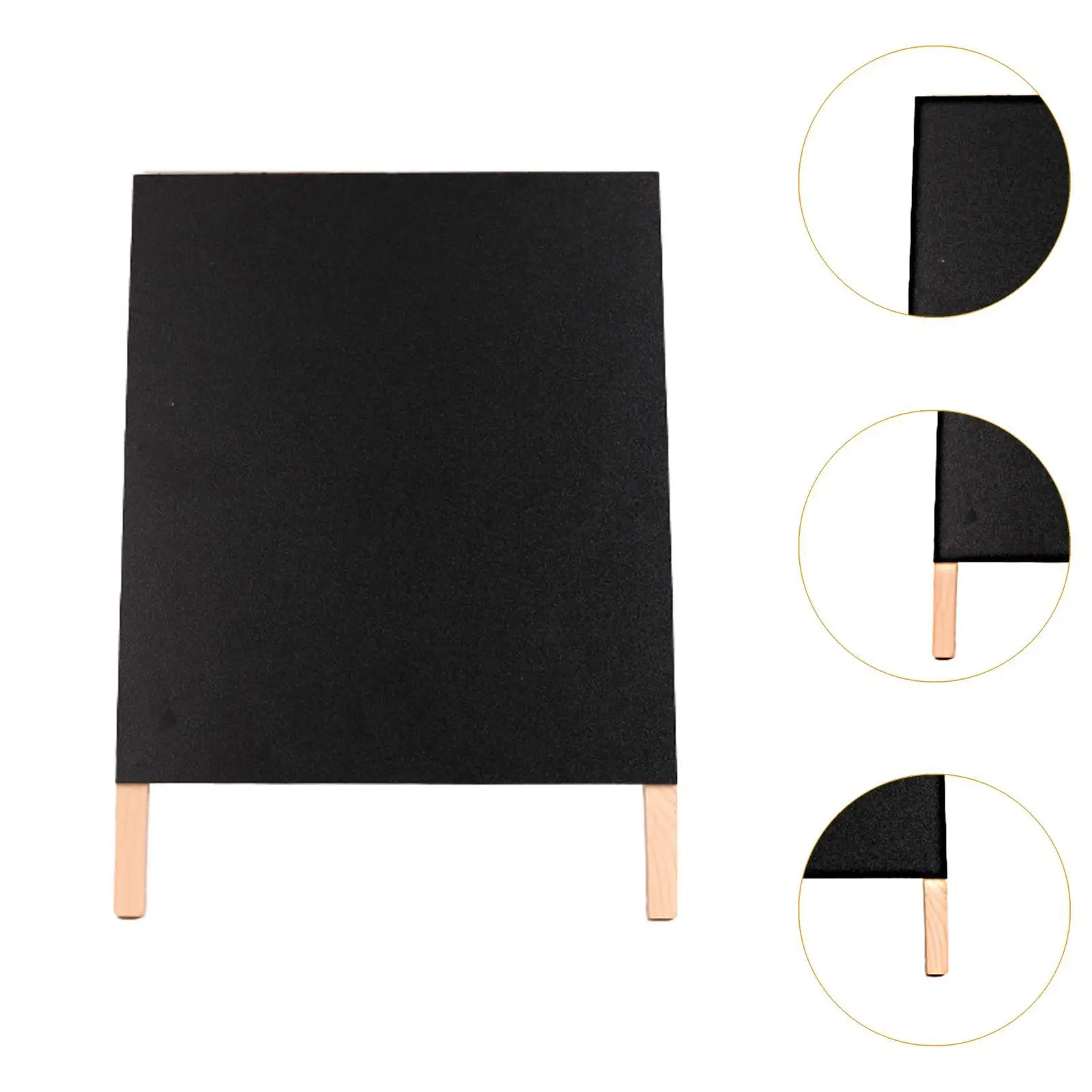 علامة سبورة خشبية صغيرة قابلة لإعادة الاستخدام وقابلة للمسح على سطح الطاولة سبورة واقفة للأطعمة ومتجر عيد الميلاد وحفلات الزفاف في الهواء الطلق