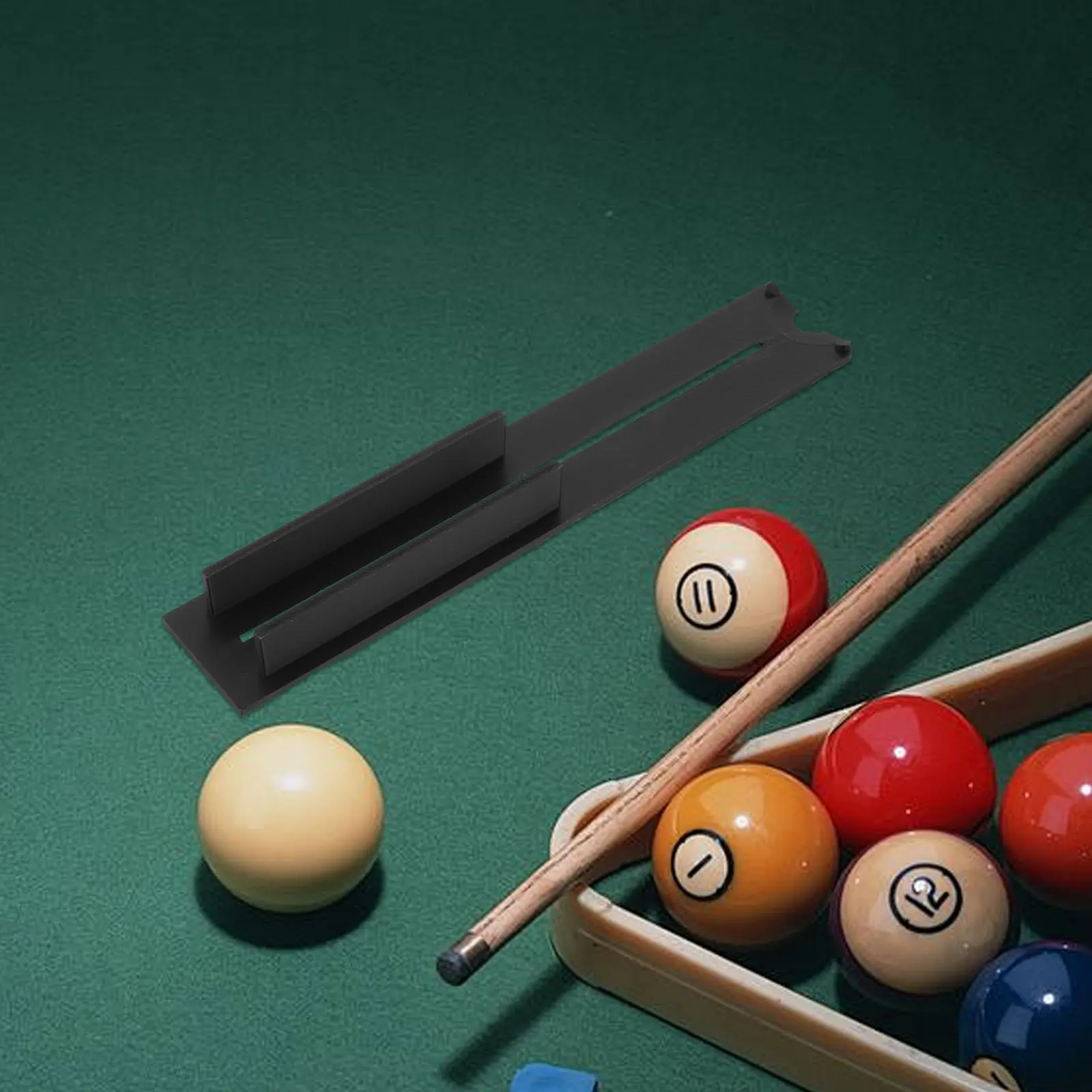 

Pool Cue Stroke Trainer Black Snooker Practice Equipment Billiards Accuracy Trainer Cue Straightness Checker Pool Training Aid