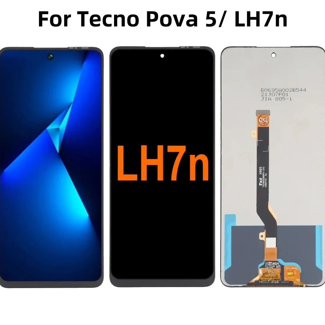 

6.78'' For Tecno Pova 5 LH7n LCD Display Touch Screen Digitizer Assembly Parts