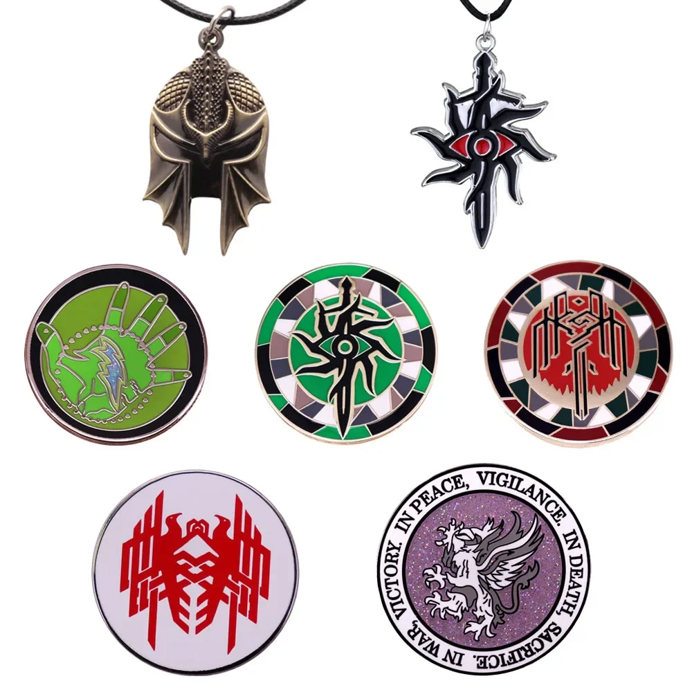 Game Dragon and Age Pin Set Action Role Series Exquisite Lapel Brooch Enamel Badge Game Enthusiasts Jewelry Presents