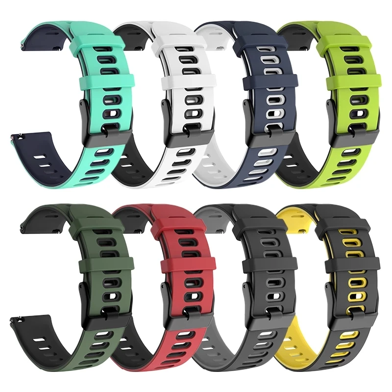 Sport Silicone Strap For Garmin Forerunner 265 255 955 Quick Release Watch Band For Vivoactive 4 /Venu 2 Wristband Bracelet belt