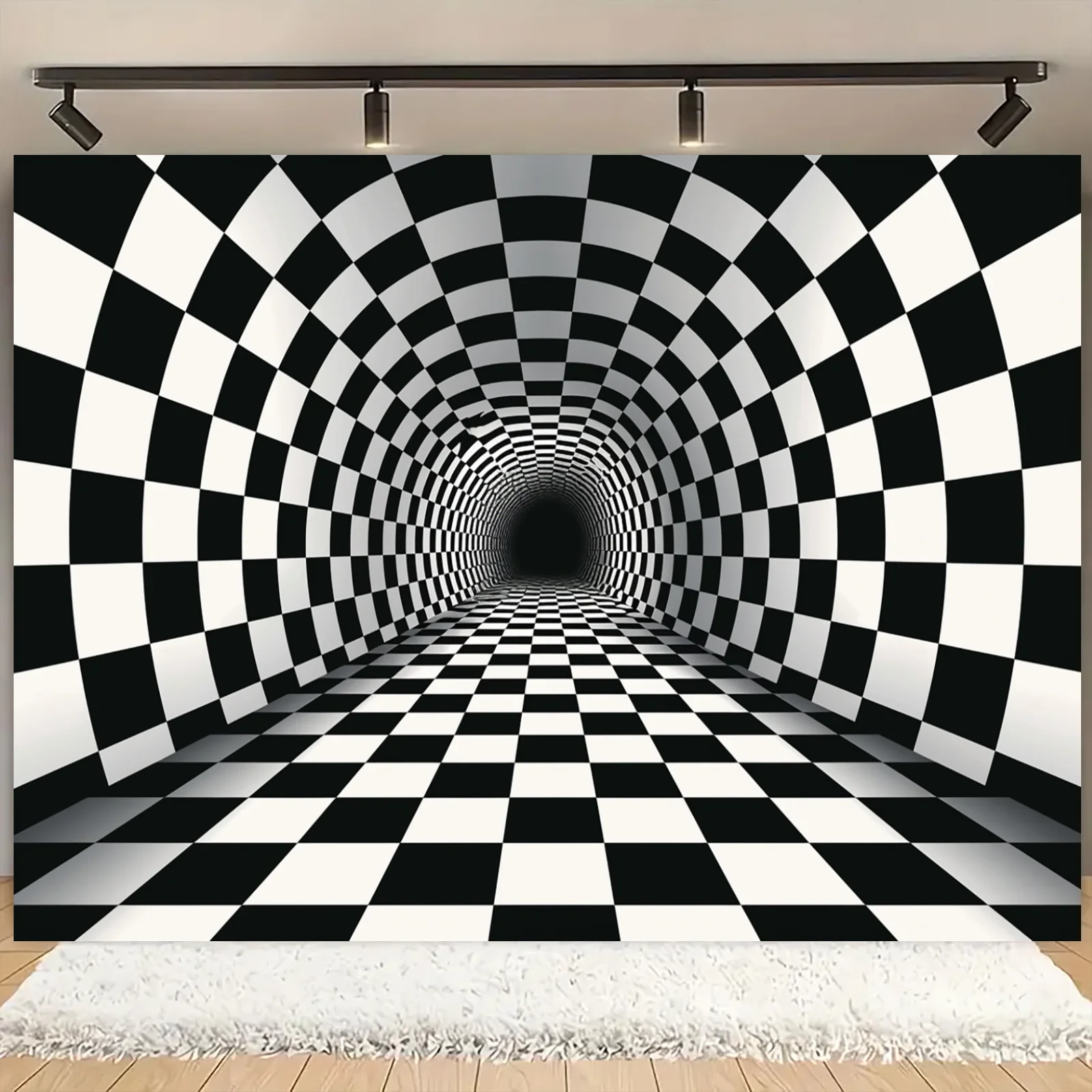 1 tela de fondo de túnel a cua - Home Office Background reseña y precio