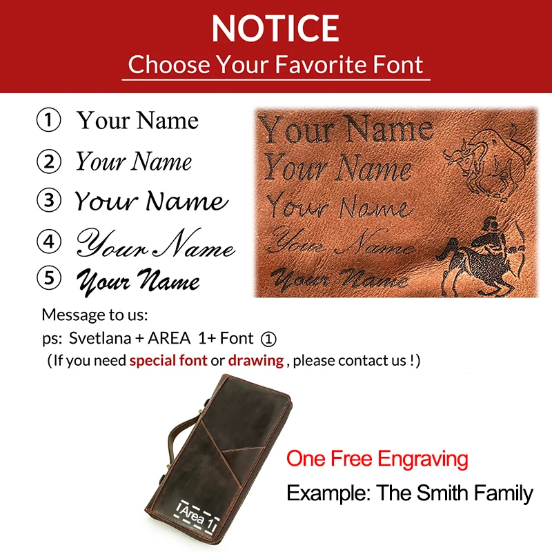 CONTACT'S Genuine Leather Family Passport Clutch Wallets Passport Cover Travel Handbag, 10 Passport Slots, Free Personalization