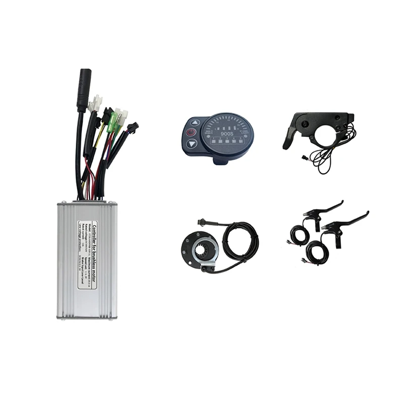 

Electric Bicycle 25A Sine Wave Common Head Controller Ebike Controller As Shown With LED900S Display Electric Bike Light Display