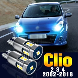 2 adet LED park lambası ampul park lambası Renault Clio için 2 3 4 2002-2018 2010 2011 2012 2013 2014 2015 2016 2017 aksesuarları