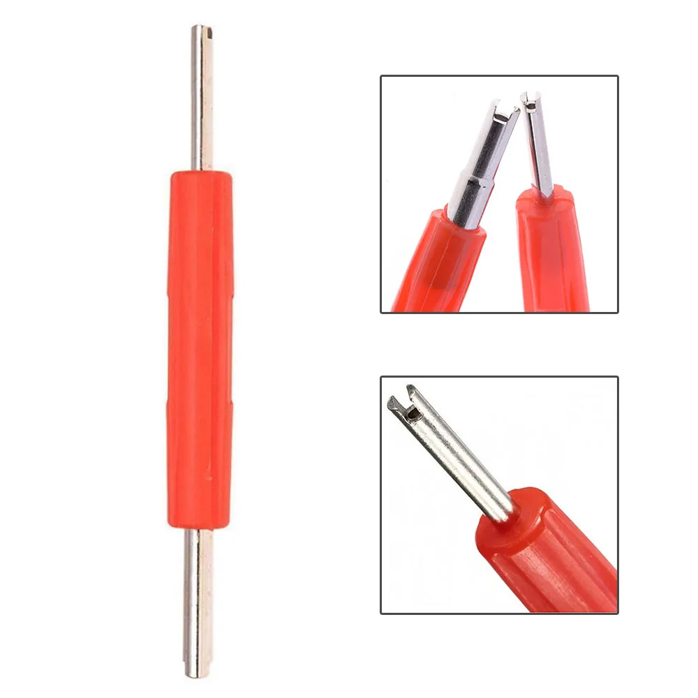 1pc Wrench Pneumatic Screwdriver Valve Core Extractor Air Conditioning Bike Truck Car Repair Tool 12.5cm Plastic Stainless Steel