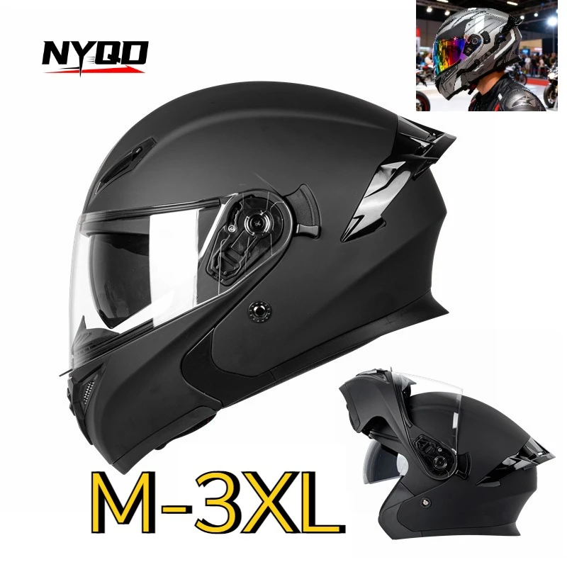 

Modular Flip Motorcycle Helmet Full Face Helmet Men Women Four Seasons Dual Lens Safety Helmet Motorbike Scooter