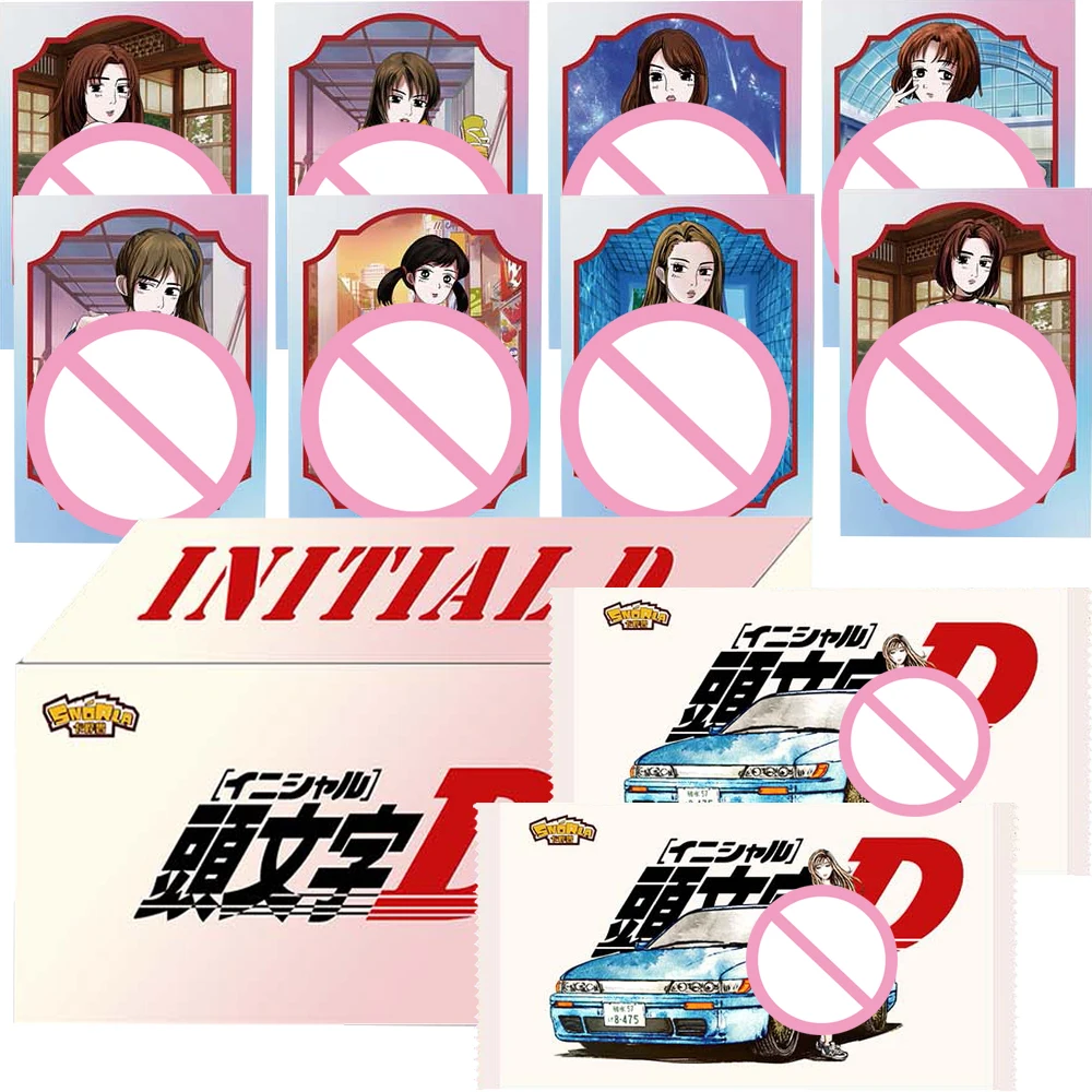 Wholesale Initial D Collection Cards Hot Blooded Competitive Racing Anime Character Hot Stamping Gold Cards Children Xmas Gifts