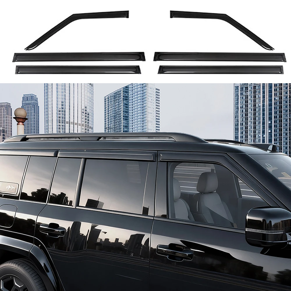 

Дефлекторы окон автомобиля (ветровики) утолщенные, широкие, модифицированные аксессуары для Chery iCAR V27 2025 2026