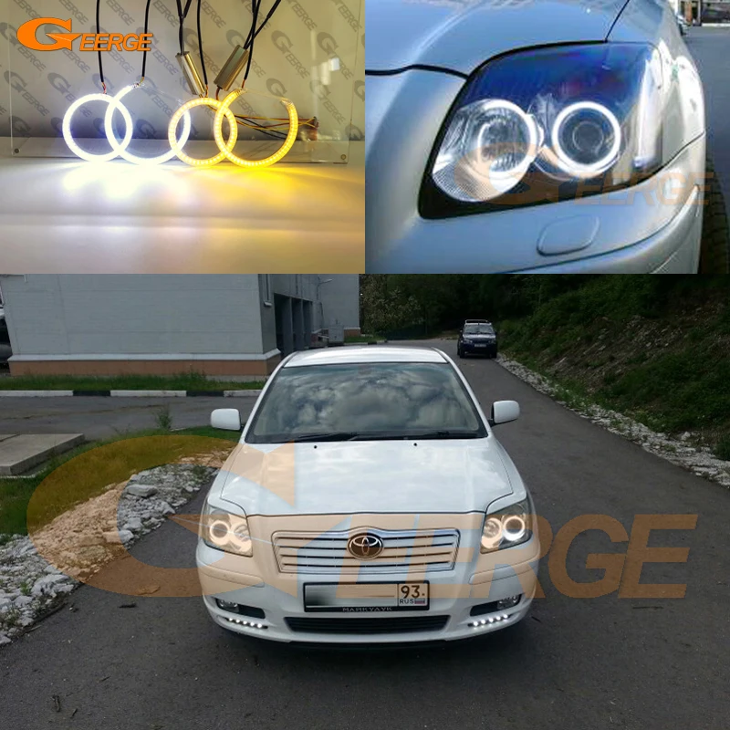 

Geerge For Toyota Avensis T25 2003 2004 2005 2006 2007 2008 Ultra Bright SMD LED Angel Eyes Halo Ring Kit Day Light Car Styling