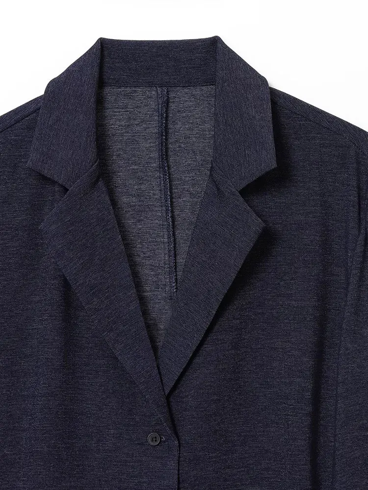 เสื้อผู้หญิงสไตล์ลำลอง NLZGMSJ คอวีผูกเชือก แต่งเข็มขัด แฟชั่นฤดูใบไม้ผลิ/ฤดูใบไม้ร่วง ปี 2025 แขนยาว