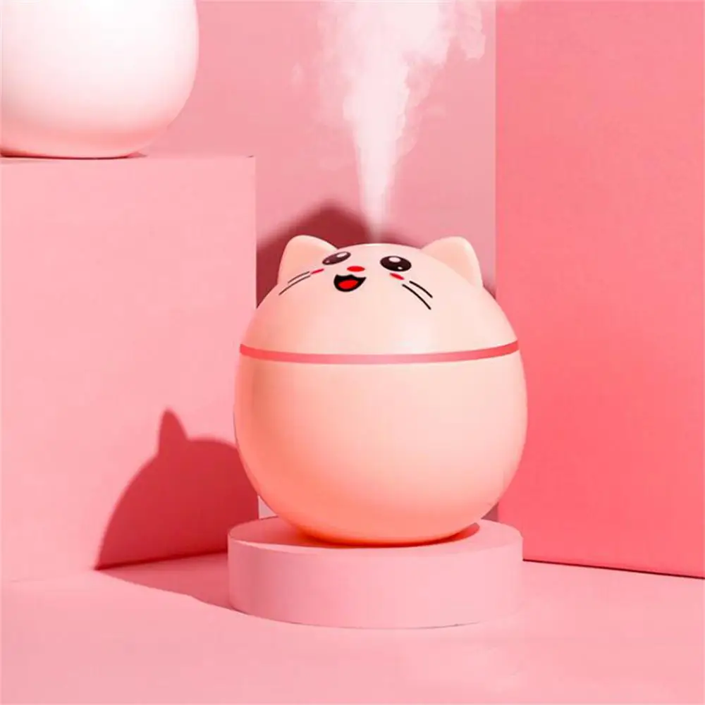 Humidificateur d'air à ultrasons pour la maison, brumisateur de voiture avec chat de nuit coloré, mini supporter ficateur d'air de bureau, lampes USB, 1 pièce, 2 pièces, 4 pièces