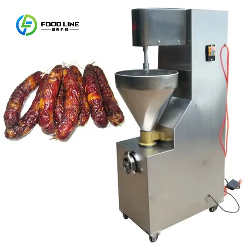 Customized Stainless Steel Screw Sausage Making Machine Electric Driven Sausage Filling Stuffer Commercial Meat Processing