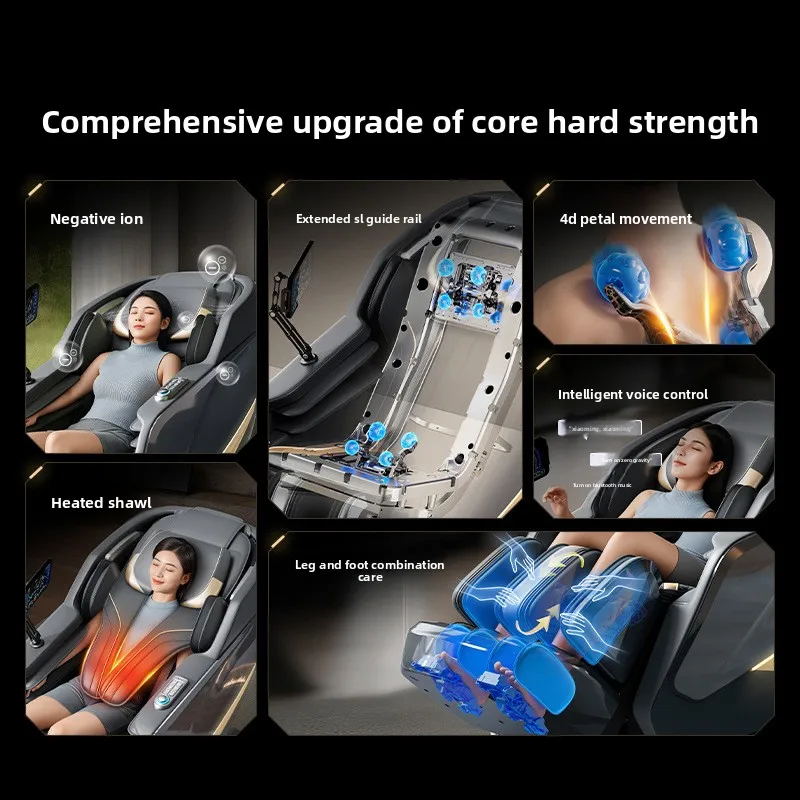 Massage Chair Automatic  Intelligent Electric, Wholesale  Gravity Whole Body Household Dual Movement R8 Massage